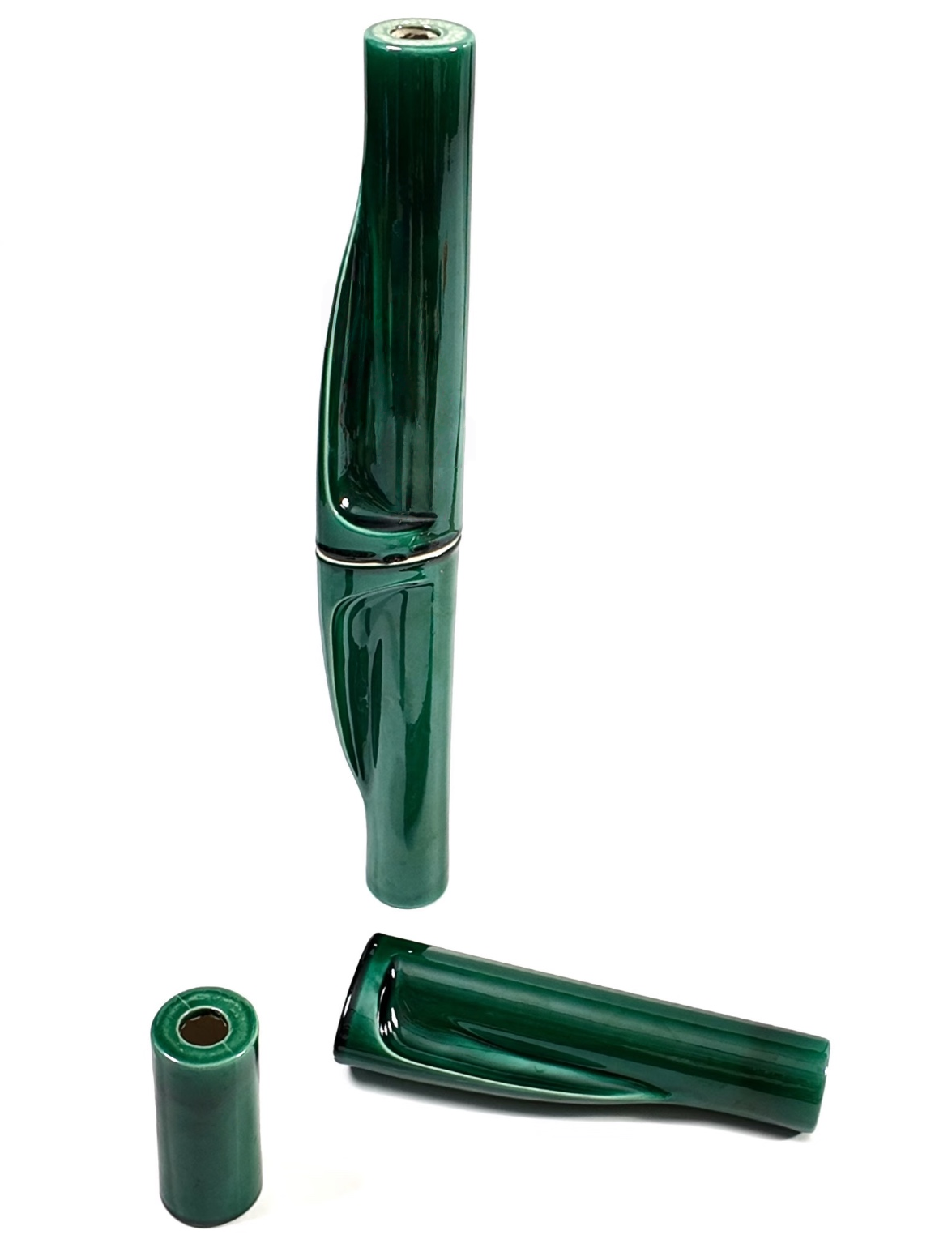 Emerald Bamboo Node Ceramic Tube Tile