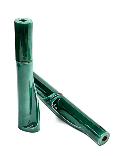 Emerald Bamboo Node Ceramic Tube Tile