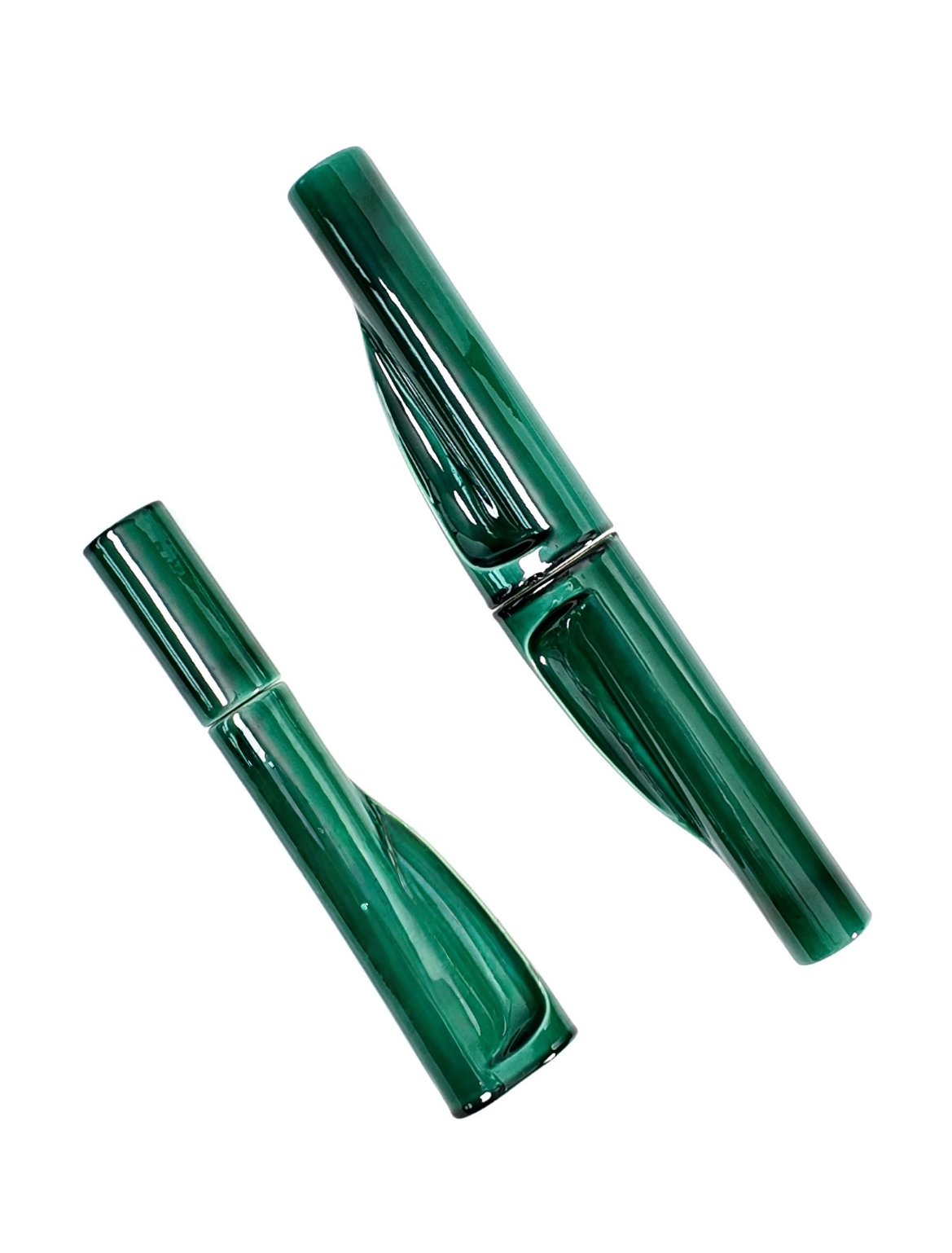 Emerald Bamboo Node Ceramic Tube Tile