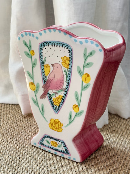 Songbird Ceramic Vase Collection crest