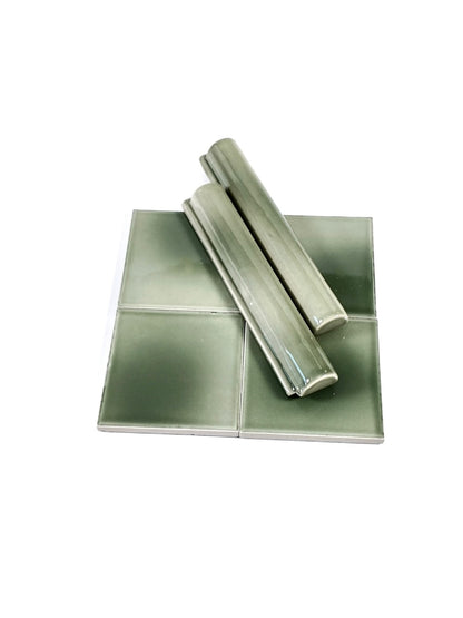 Sculpted Sage Ceramic Tile Collection