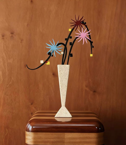 Rotating Flower Sculpture