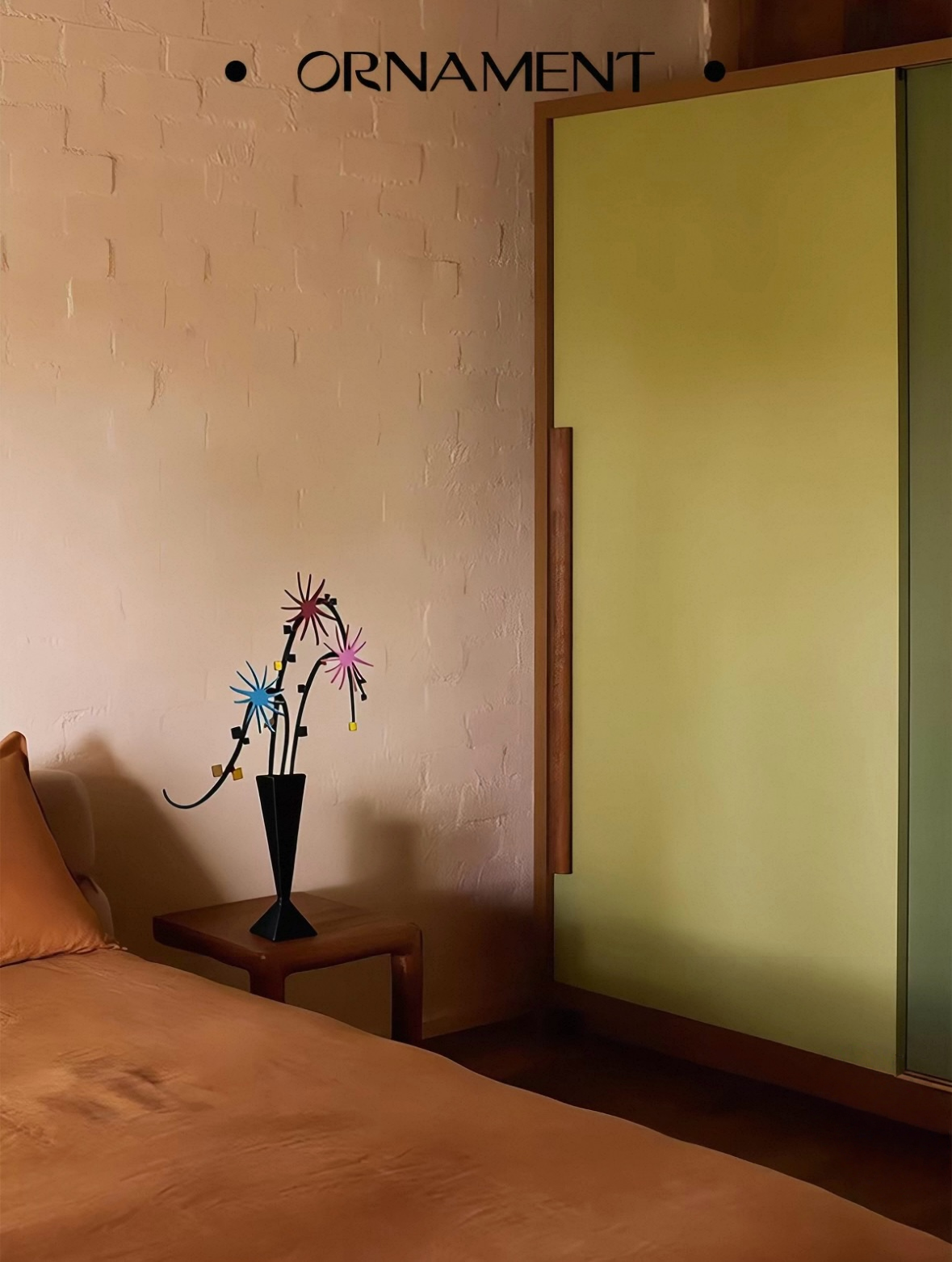 Rotating Flower Sculpture