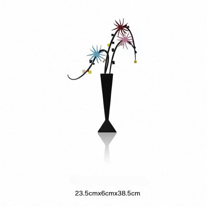 Rotating Flower Sculpture