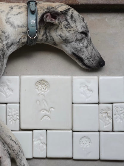 Jardin Secret Handmade Ceramic Tile