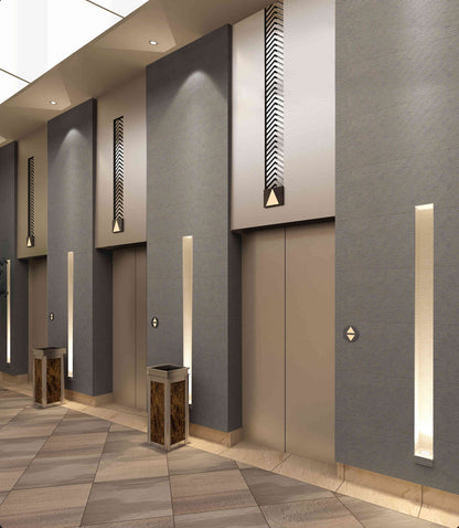 Cement Gray Fabric Texture Soft Stone Panel