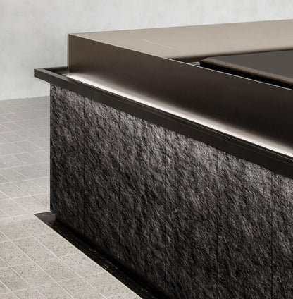 Charcoal Ridge Granite Soft Stone Panel