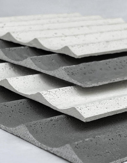 White Ripple Soft Stone Panel