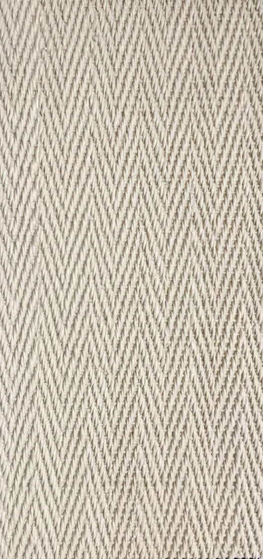Ivory Herringbone Weave Soft Stone Panel