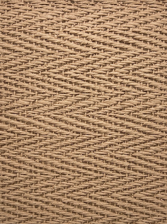 Earth Yellow Rattan Weave Soft Stone Panel