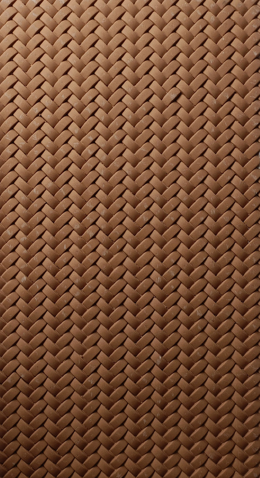 Terracotta Woven Weave Soft Stone Panel