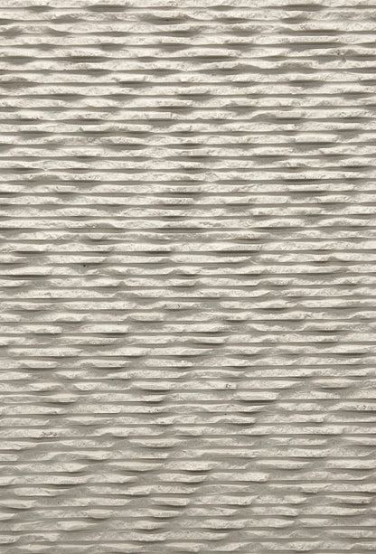Ivory Ridgecut Soft Stone Panel