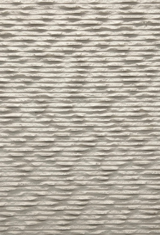 Ivory Ridgecut Soft Stone Panel