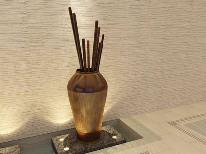 Ivory Cascade Soft Stone Panel