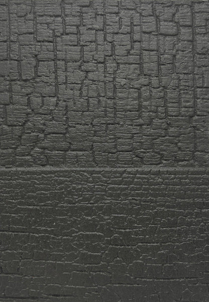 Charred Woodgrain Soft Stone Panel