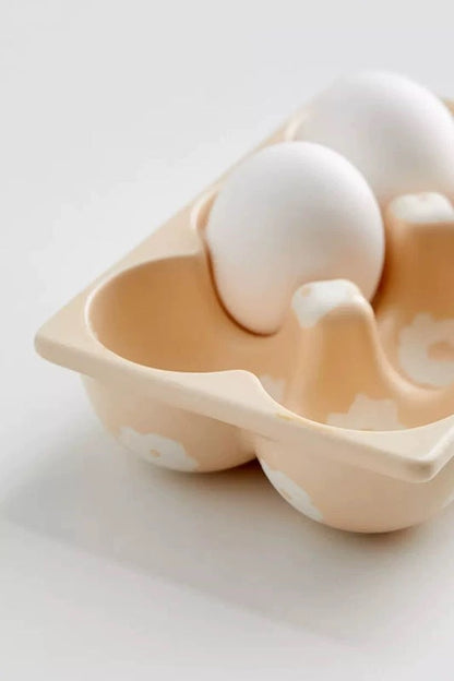Vintage Blossom Ceramic Egg Holder