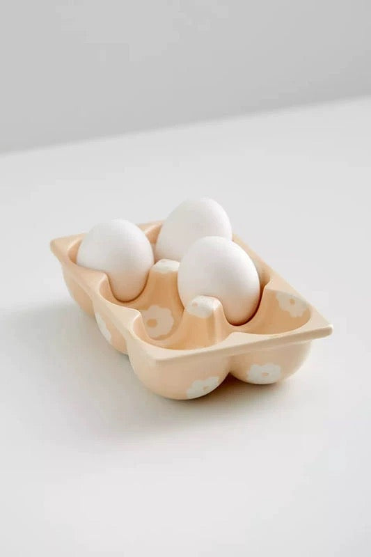 Vintage Blossom Ceramic Egg Holder