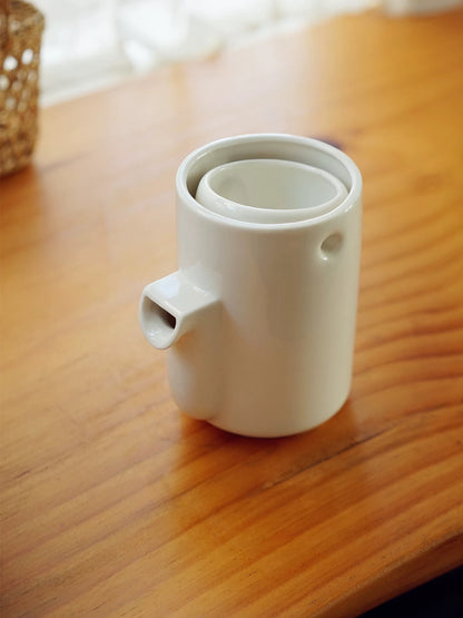 Nordic Minimalist Ceramic Milk Jug & Sugar Cup Set