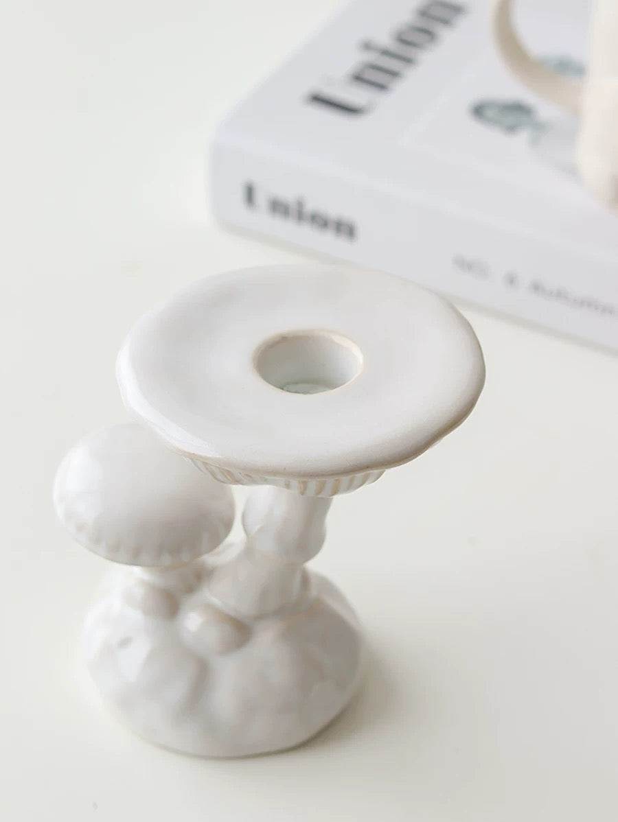 Ceramic Mushroom Grove Candle Holder