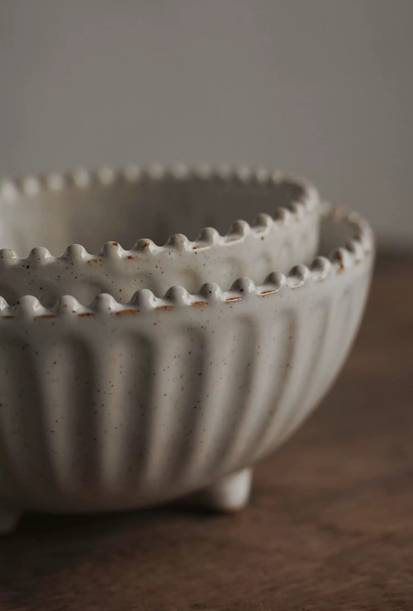 Ripplefoot Ceramic Nesting Bowl Set