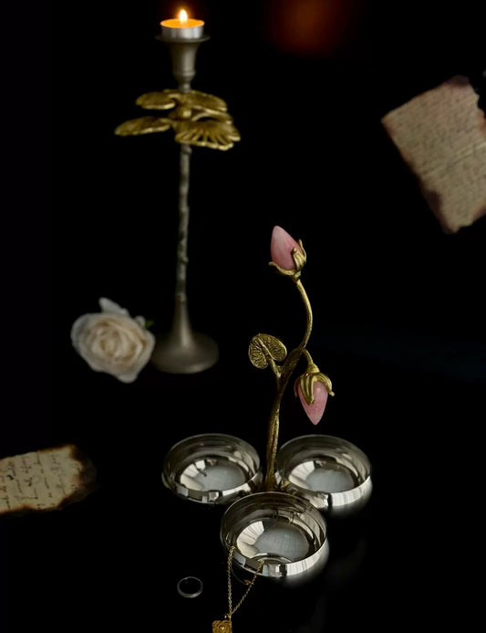 Vintage Gilded Nuts & Trinket Stand