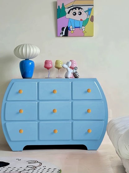 Bubble Pop 9-Drawer Curved Cabinet
