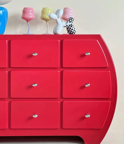 Bubble Pop 9-Drawer Curved Cabinet