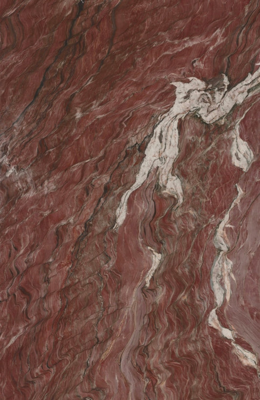 Crimson Current Marble