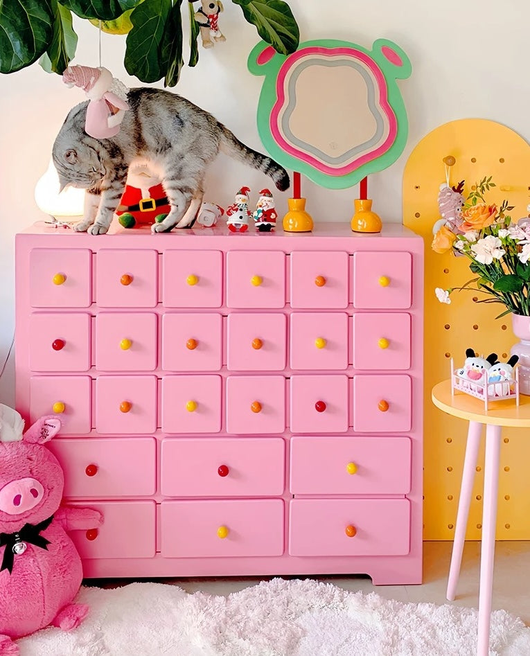 Candy Pop 24-Drawer Storage Cabinet