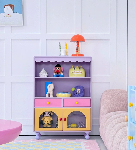 Whimsical Pastel Play Cabinet