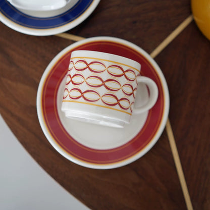 Retro Orbit Cup & Saucer