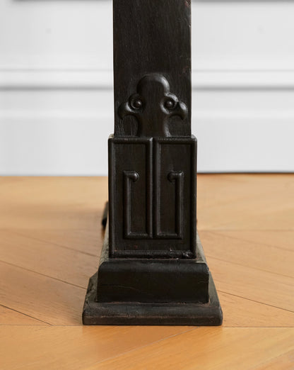 Chinese Sandalwood Console Table with Raised Head Ends