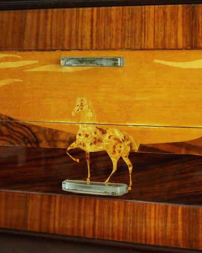 Vittorio Dassi Art Deco Marble Base Sideboard