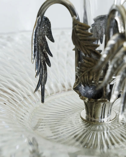 Palm Tree Crystal Epergne Centerpiece