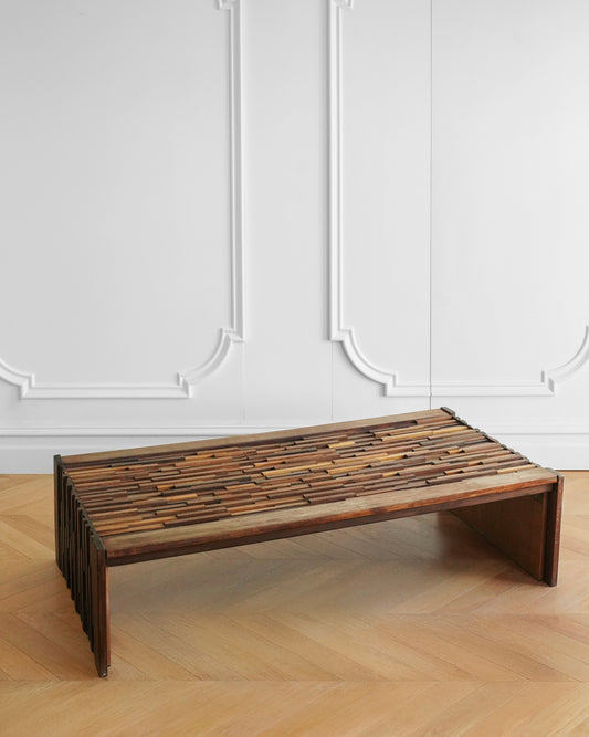 Percival Lafer 1970s Brutalist Coffee Table