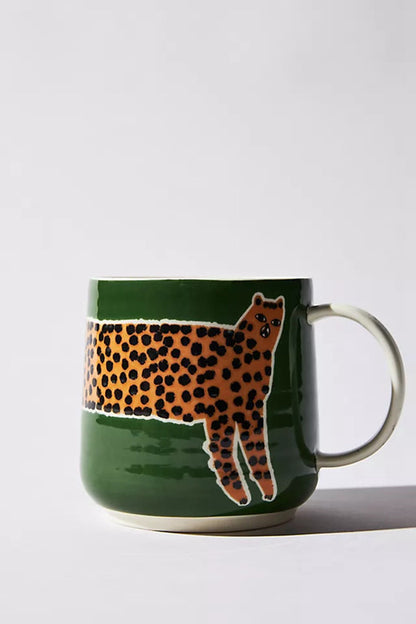 Savanna Artisan Ceramic Mug green