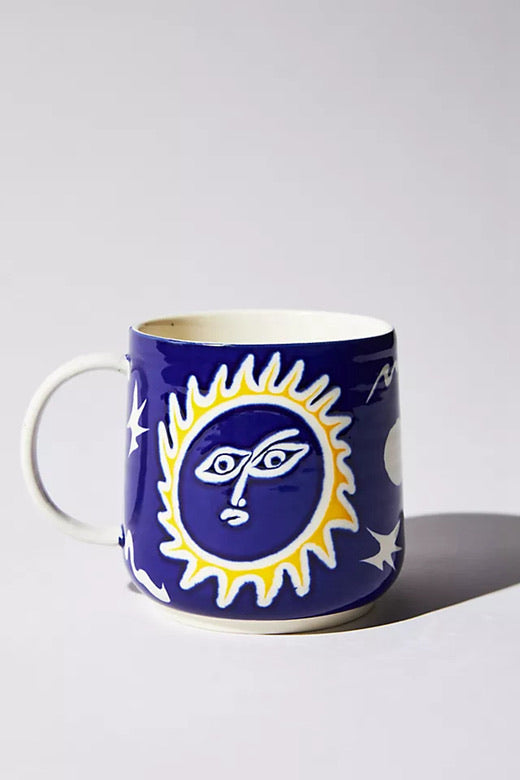 Savanna Artisan Ceramic Mug blue