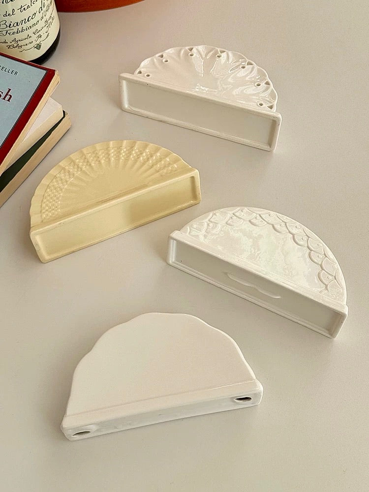 Decorative Ceramic Napkin Holders side