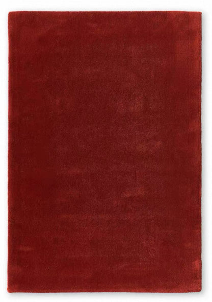 Velvo Minimalist Rug – Earth Red