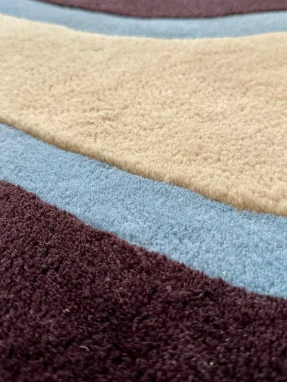Bassin Bleu Handwoven Rug – Indigo Wave