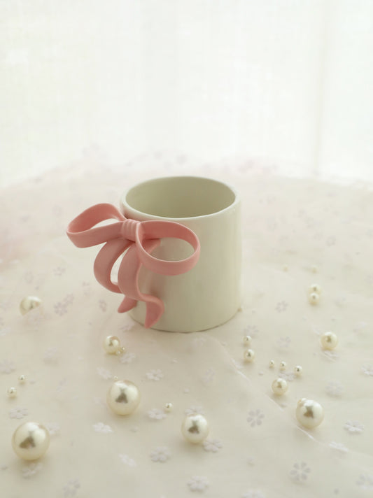 Princess Ribbon Handle Mug