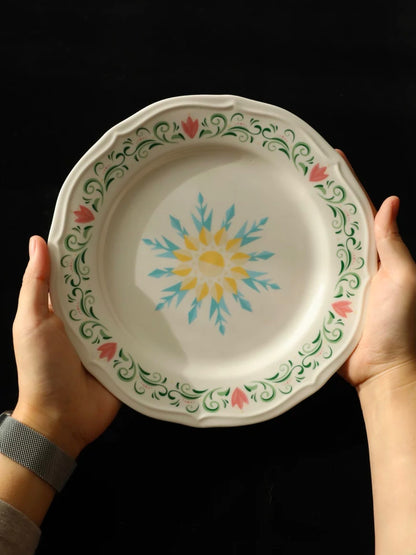 Timeless Elegance Handcrafted Ceramic Plates