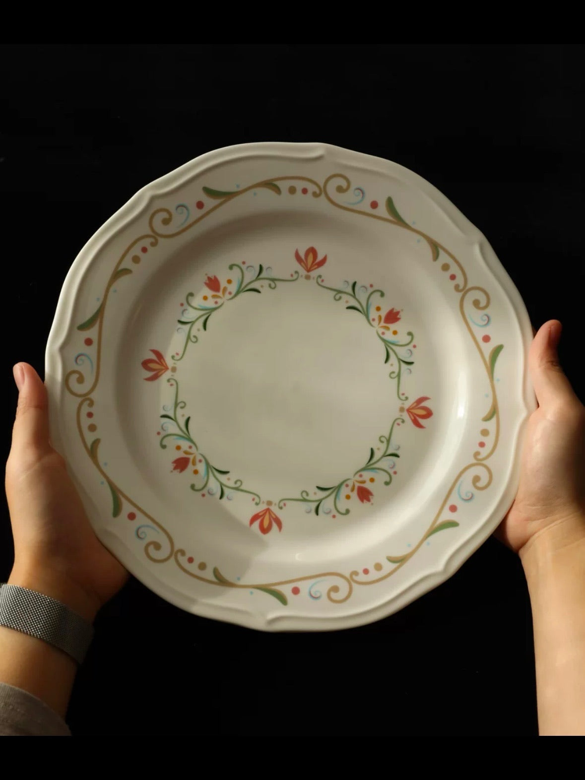 Timeless Elegance Handcrafted Ceramic Plates