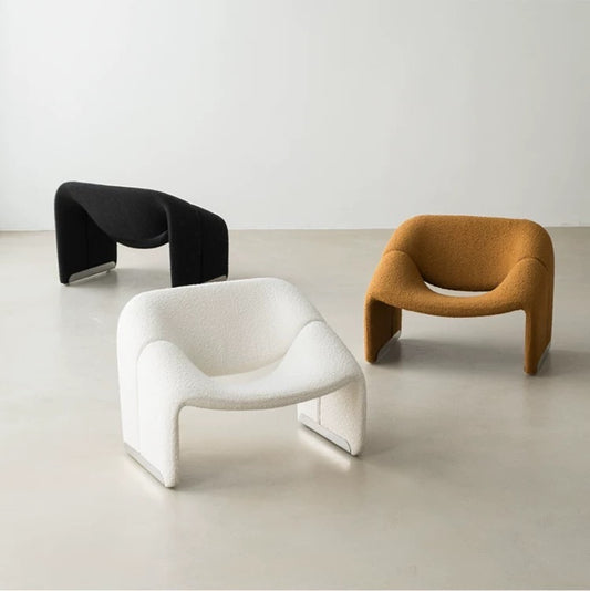 Smiley Minimalist Arc Lounge Chair