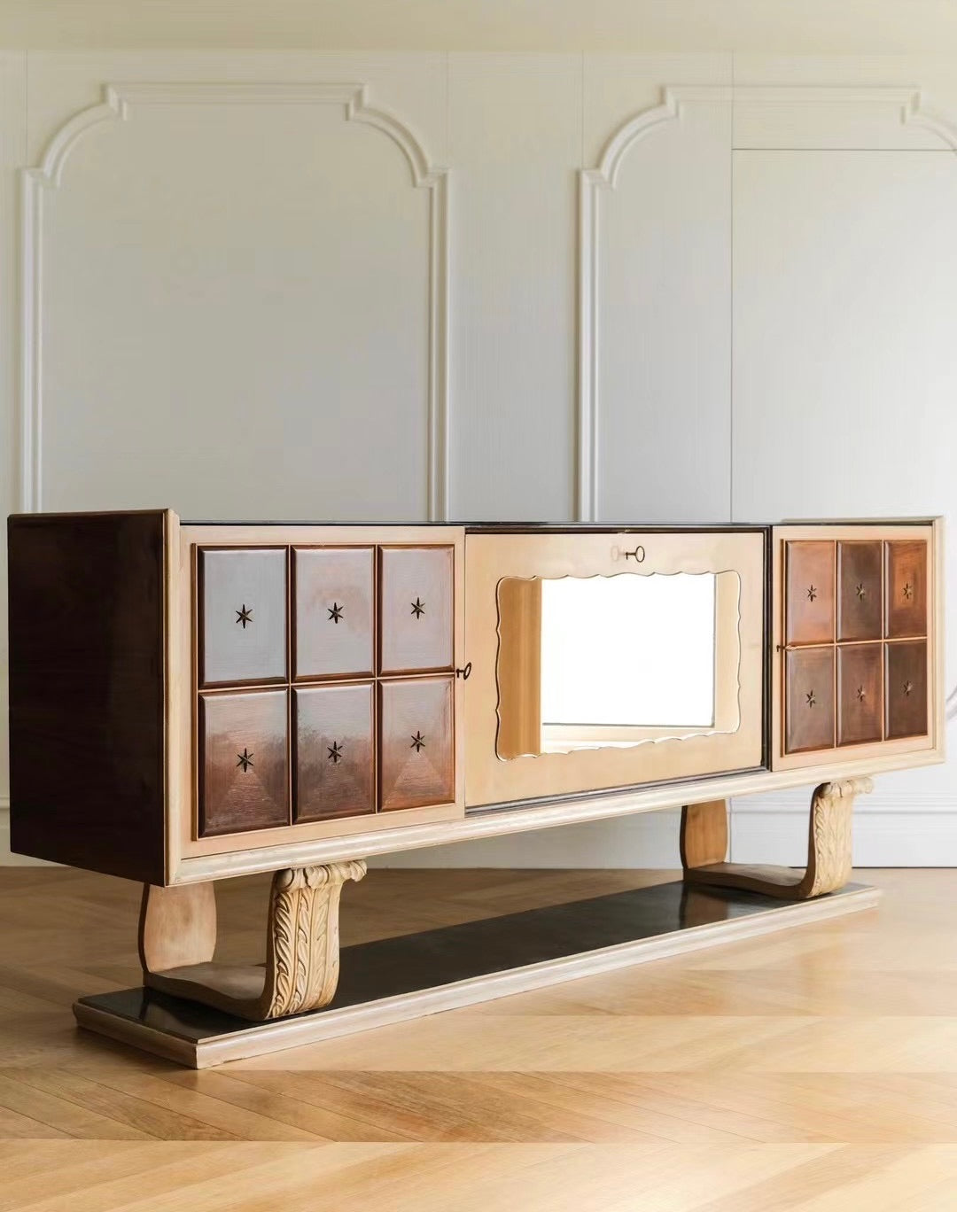 [SOLD] Paolo Buffa Medieval Entryway Cabinet