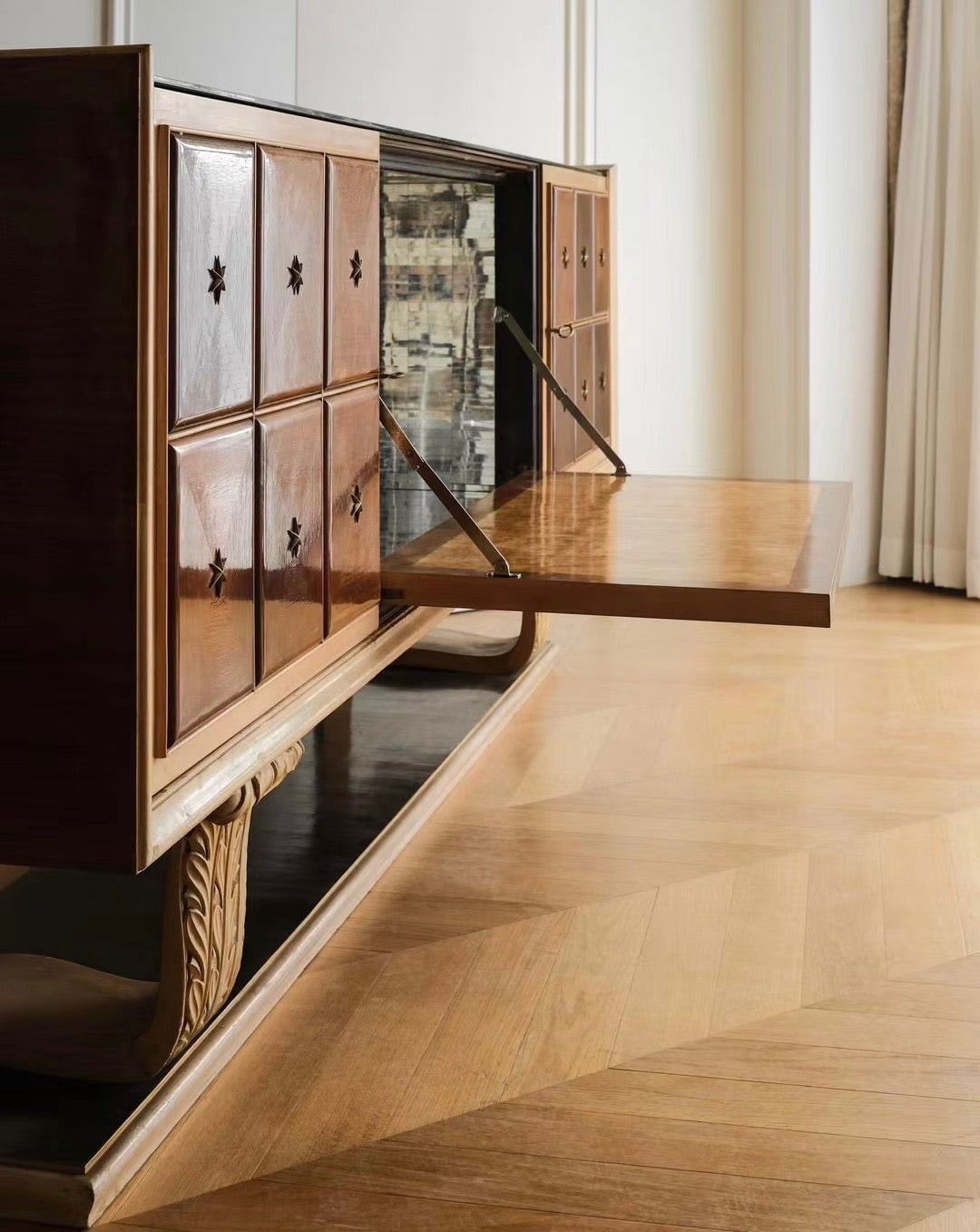 [SOLD] Paolo Buffa Medieval Entryway Cabinet