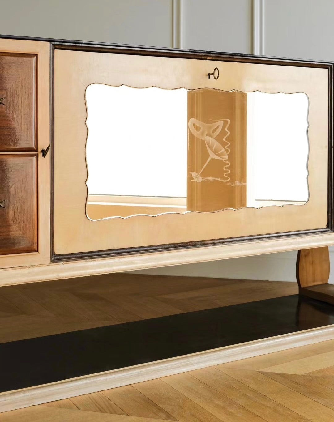 [SOLD] Paolo Buffa Medieval Entryway Cabinet