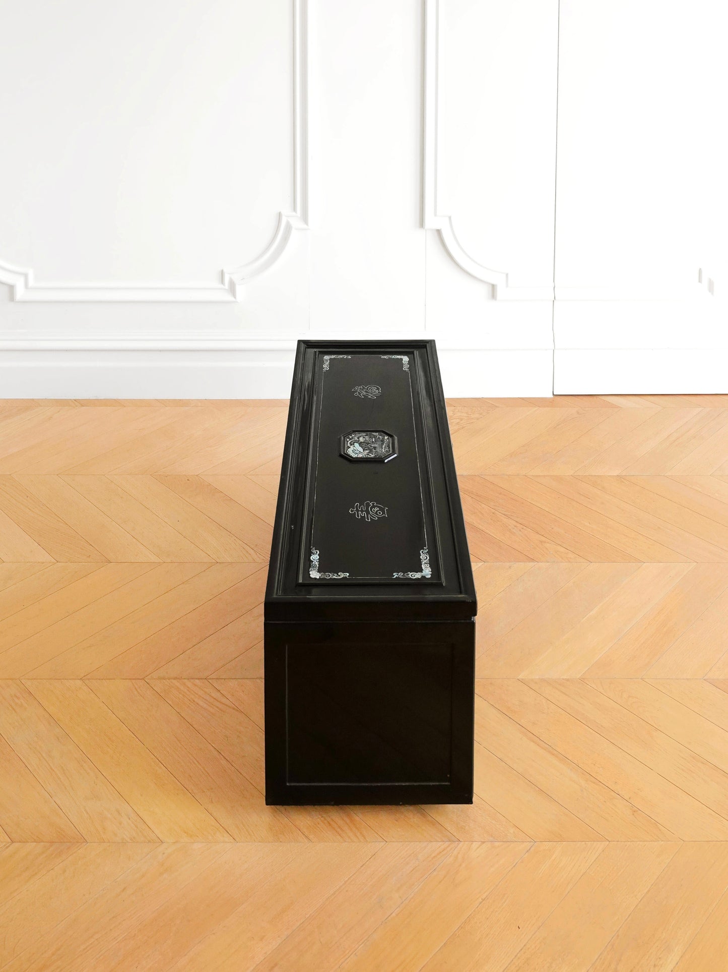 Korean Late 19th Century Mother-of-Pearl Inlaid Storage Cabinet Set