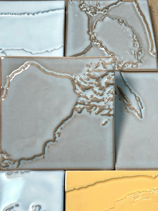 Relief Glaze Handcrafted Tile