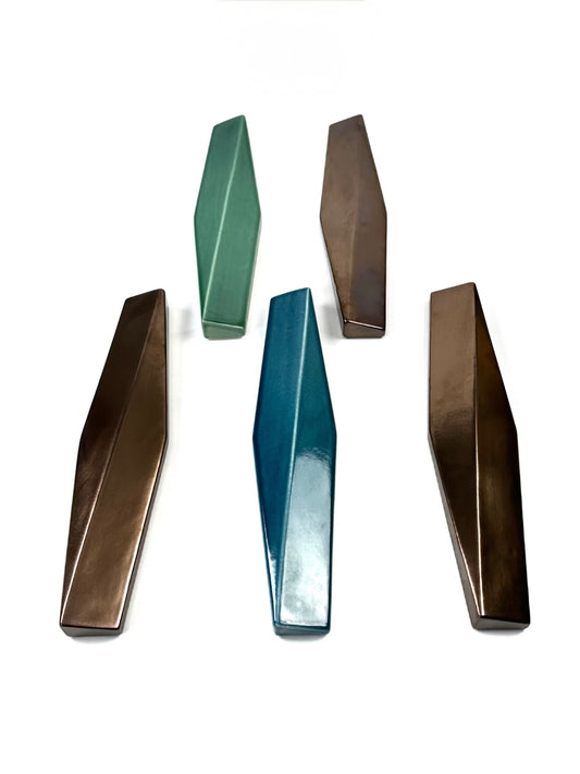 Linear Prism Handcrafted Tile